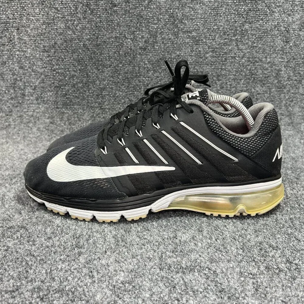 Nike Air Max Excellerate 4 Running Shoes Men's Size 11.5 Black Athletic Sneakers